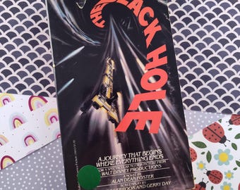 Vintage 1980 Softcover, The Black Hole by Alan Dean Foster