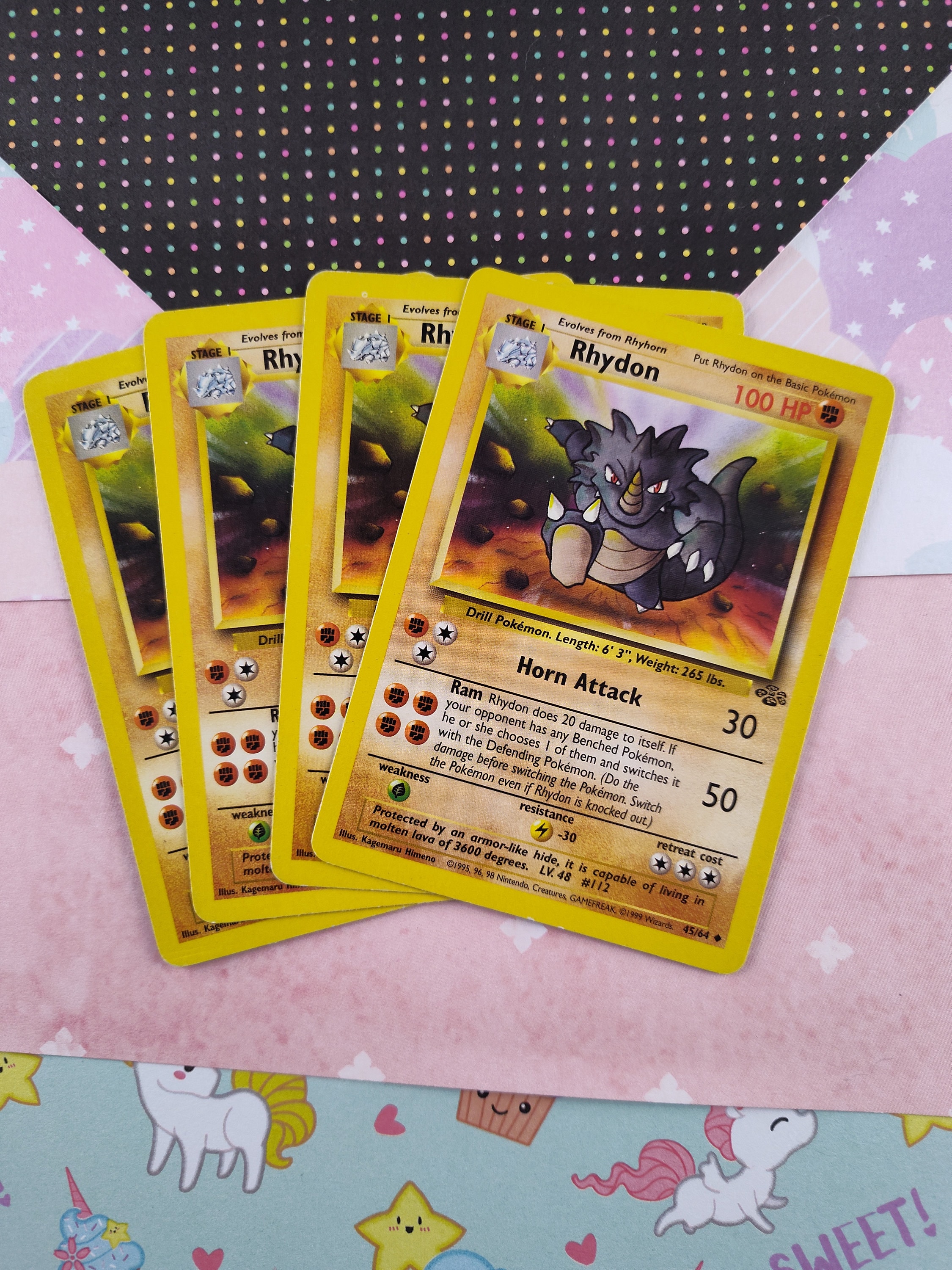 rhydon 45 64 pokemon card value Pokemon card Rizeros 45/64 Jungle English – SHPNPokestore