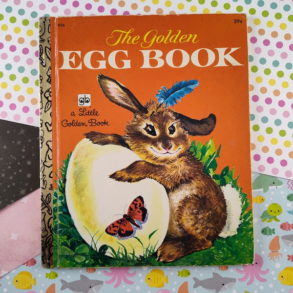 Vintage 1973 Little Golden Book: The Golden Egg Book Hardcover