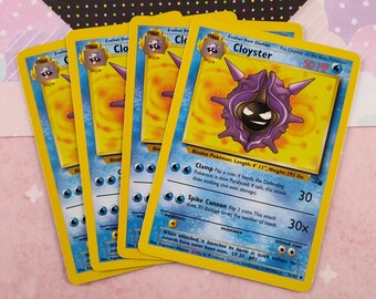 1995 cloyster pokemon card value 2000 Nintendo Pokemon Gym Heroes Misty's Cloyster 1St Edition