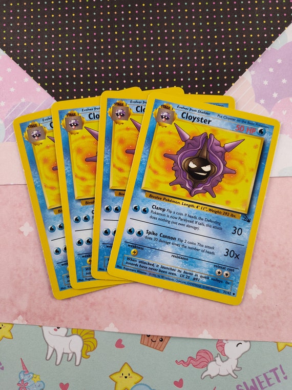 cloyster pokemon card value Pokémon Card Cloyster #91 TV Animation Blue Logo 1st Print ENG L015958 –  AGS Collectibles