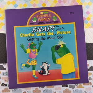 CLEARANCE Vintage 1992 Frimble Family First Learning Adventures: Snap! Charlie Gets the Whole Picture Softcover