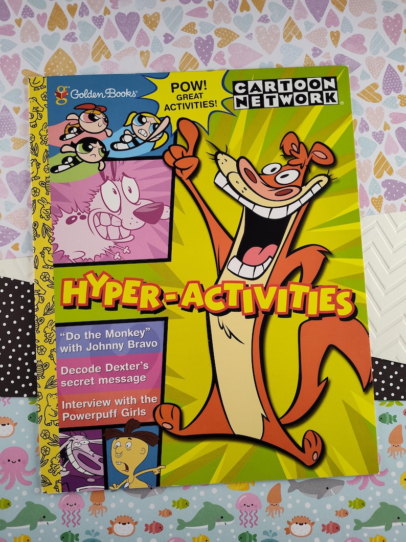 Vintage 2001 Cartoon Network Powerpuff Girls Courage Dexter s Lab Hyper vintage-2001-cartoon-network-powerpuff-girls-courage-dexter-s-lab-hyper