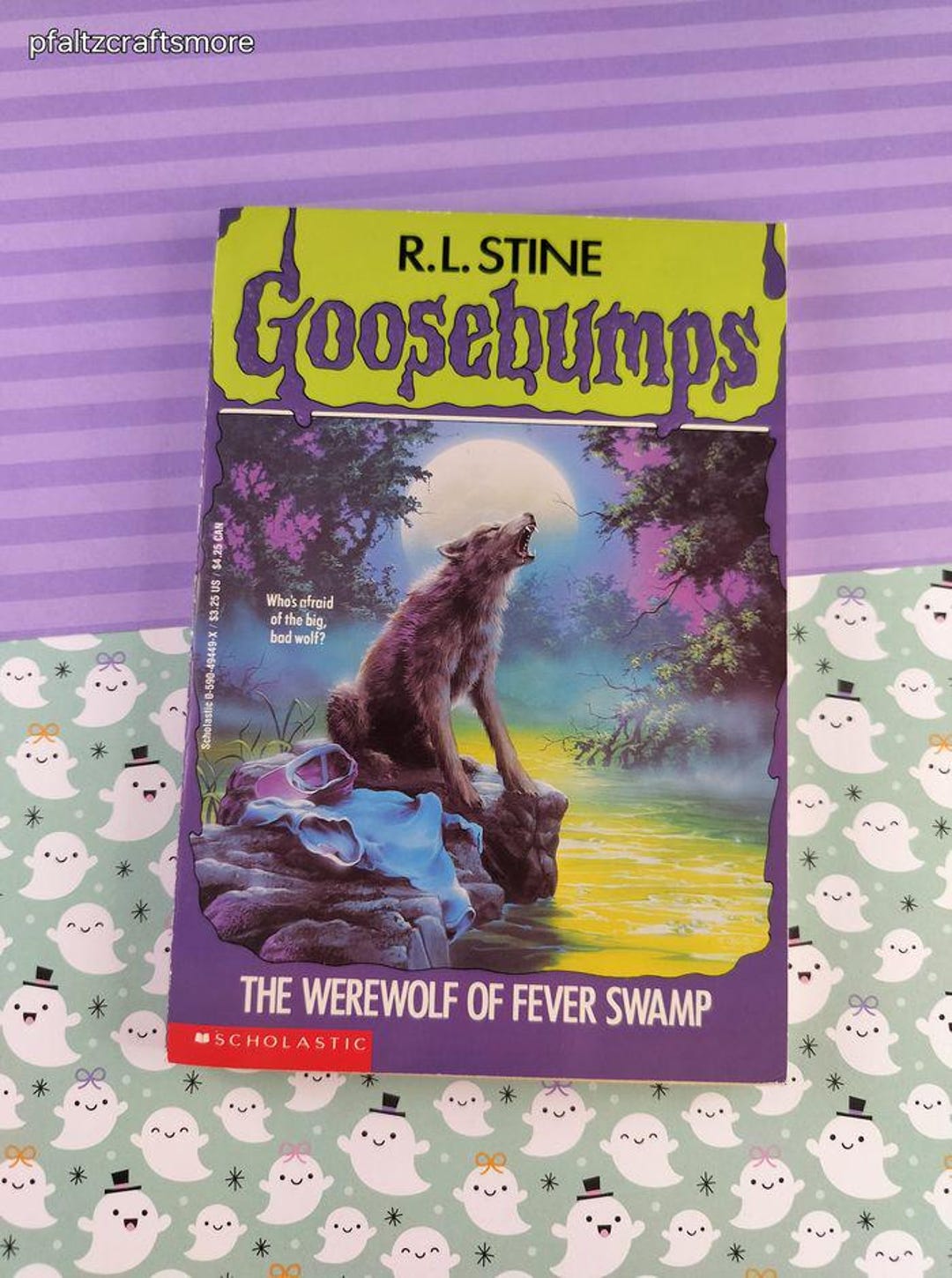 Vintage 1990's R.L. Stine Goosebumps #14, the Werewolf of Fever Swamp ...