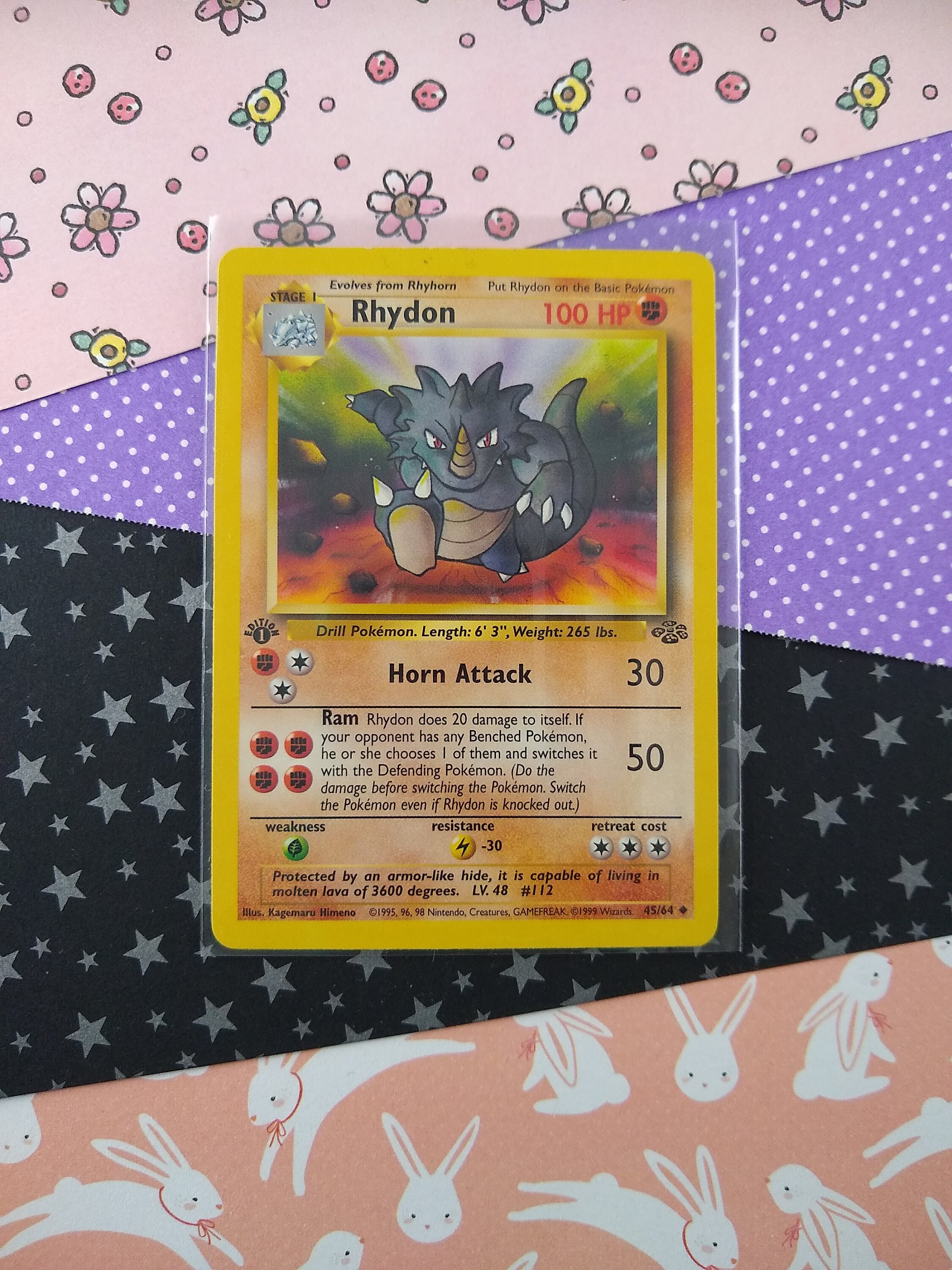 1995 rhydon pokemon card value Rhydon (19/106) [EX: Emerald]
