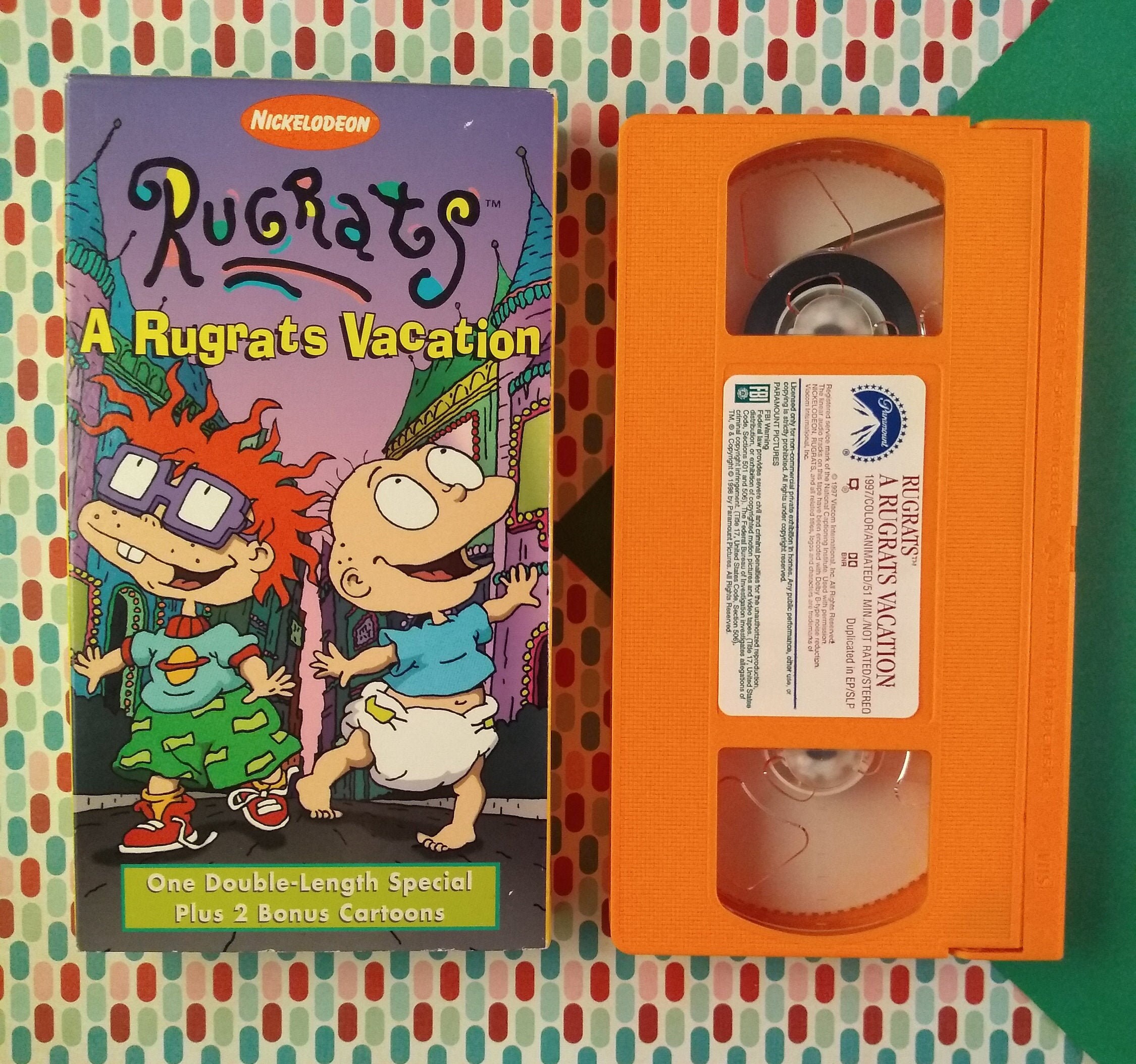 Vintage 1997 Nickelodeon Rugrats: A Rugrats Vacation VHS Tape, Clean & Flat  Tape Never Played - Etsy
