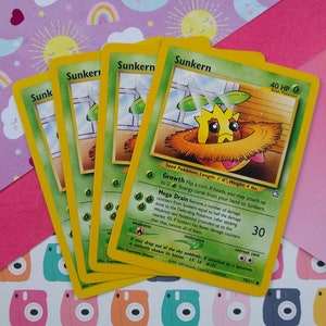 sunkern pokemon card Pokemon Neo Destiny Common Sunkern #83 [1st Edition] [Lightly Played]