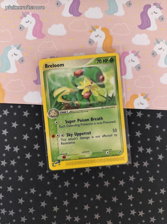 pokemon card breloom Pokemon Secret Wonders Uncommon Card main image 1