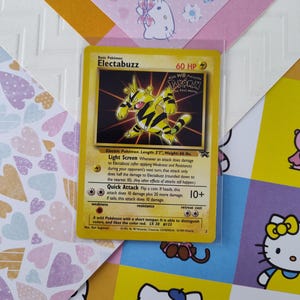 Vintage Promo - Electabuzz WB Black Star Non-holo Pokemon Card #2 - LP -  Etsy