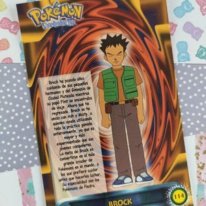 RARE vintage 2000 carte postale internationale Pokemon format standard #114 - NM