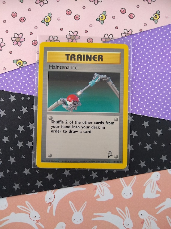 Vintage Uncommon - Maintenance Base Set 2 Non-holo Pokemon Card 112/130 -  VG - Etsy