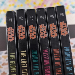 CLEARANCE Vintage 1997 Star Wars Gareth Stevens Hardcover Book Set #1 - #6, Library Binding