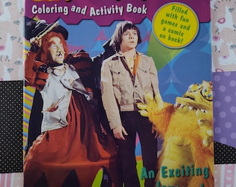 Vintage 2005 Il mondo di Sid e Marty Kroft, H.R. Pufnstuf Libro da colorare e attività