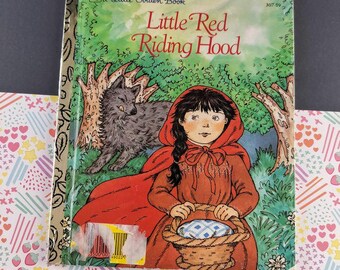 1979 Little Red Riding Hood, A Little Golden Book - Etsy