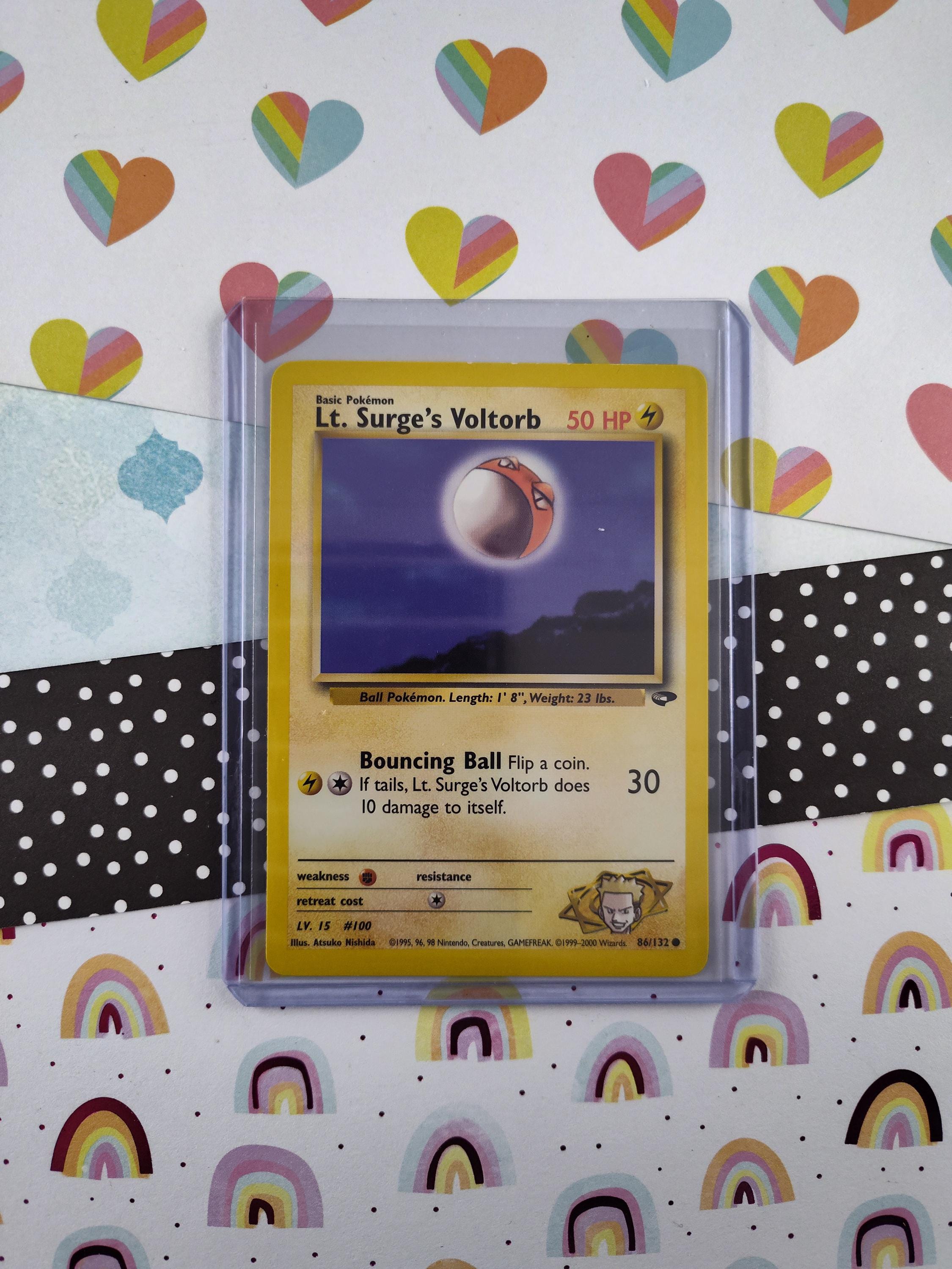Vintage Common - Lt. Surge's Voltorb Gym Challenge Non-holo Pokemon Card 86/132 - NM - Etsy Ireland Vintage Common - Lt. Surge's Voltorb Gym Challenge Non-holo Pokemon Card 86/132 - NM - Etsy Ireland