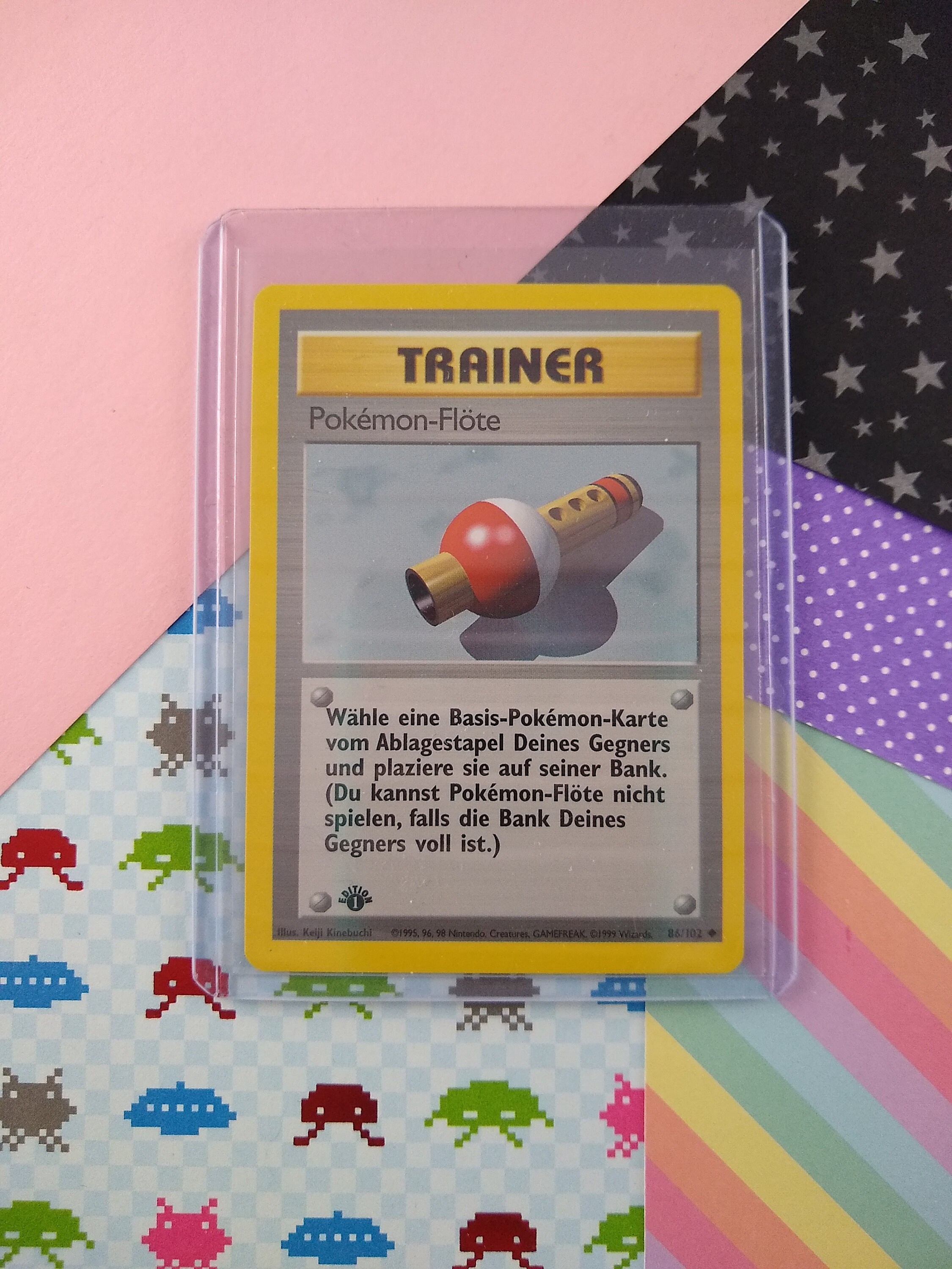 Vintage Uncommon (german) - 1st Edition Pokemon Flute Base Set Pokemon Card  86/102 - NM - Etsy