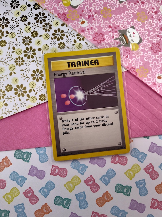 pokemon card energy retrieval TCG Remix Bout Placeholder Image Provided Vintage Uncommon - Energy Retrieval