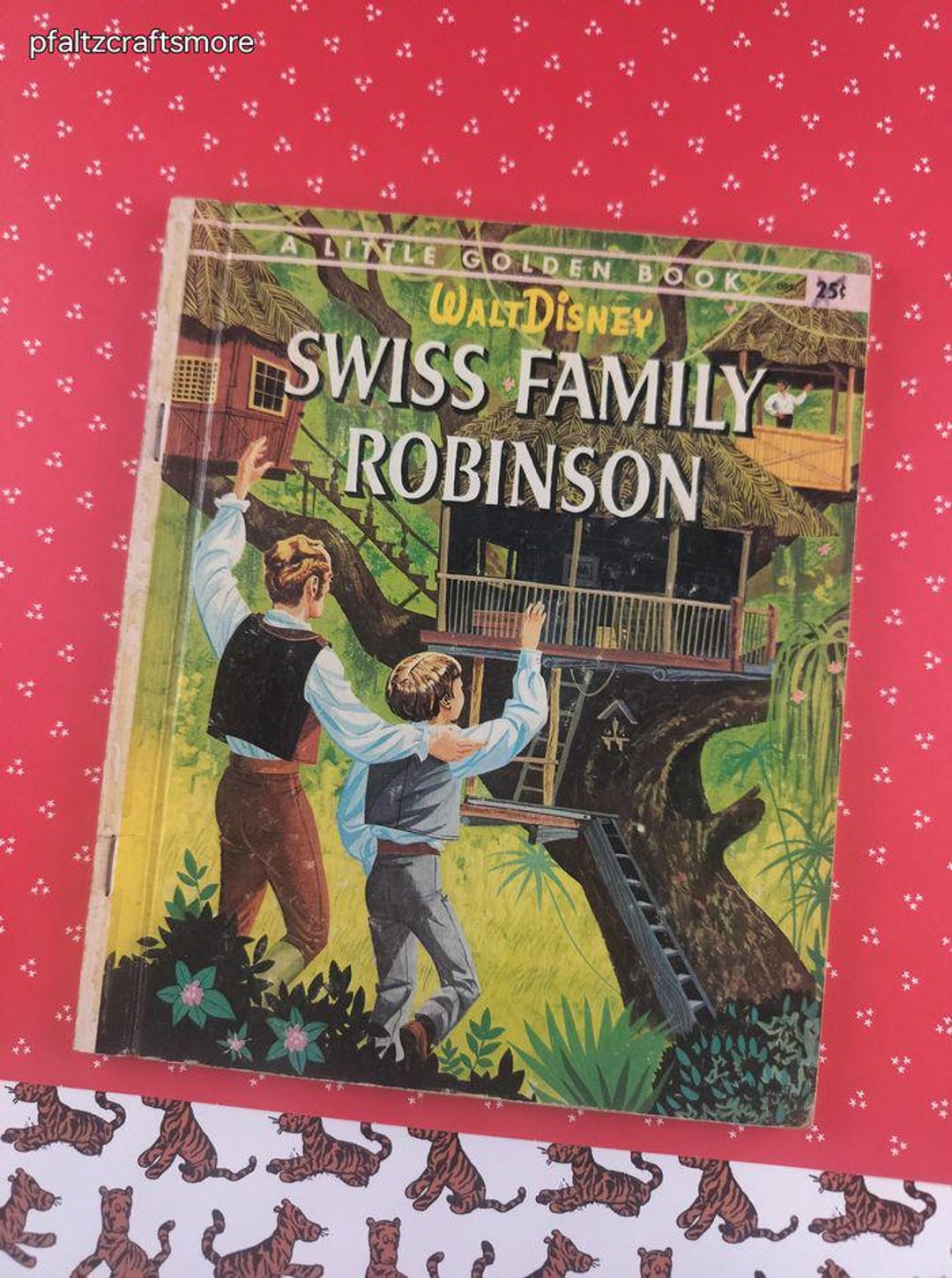 Vintage 1961 1st Printing Little Golden Book: Walt Disney Swiss Family ...