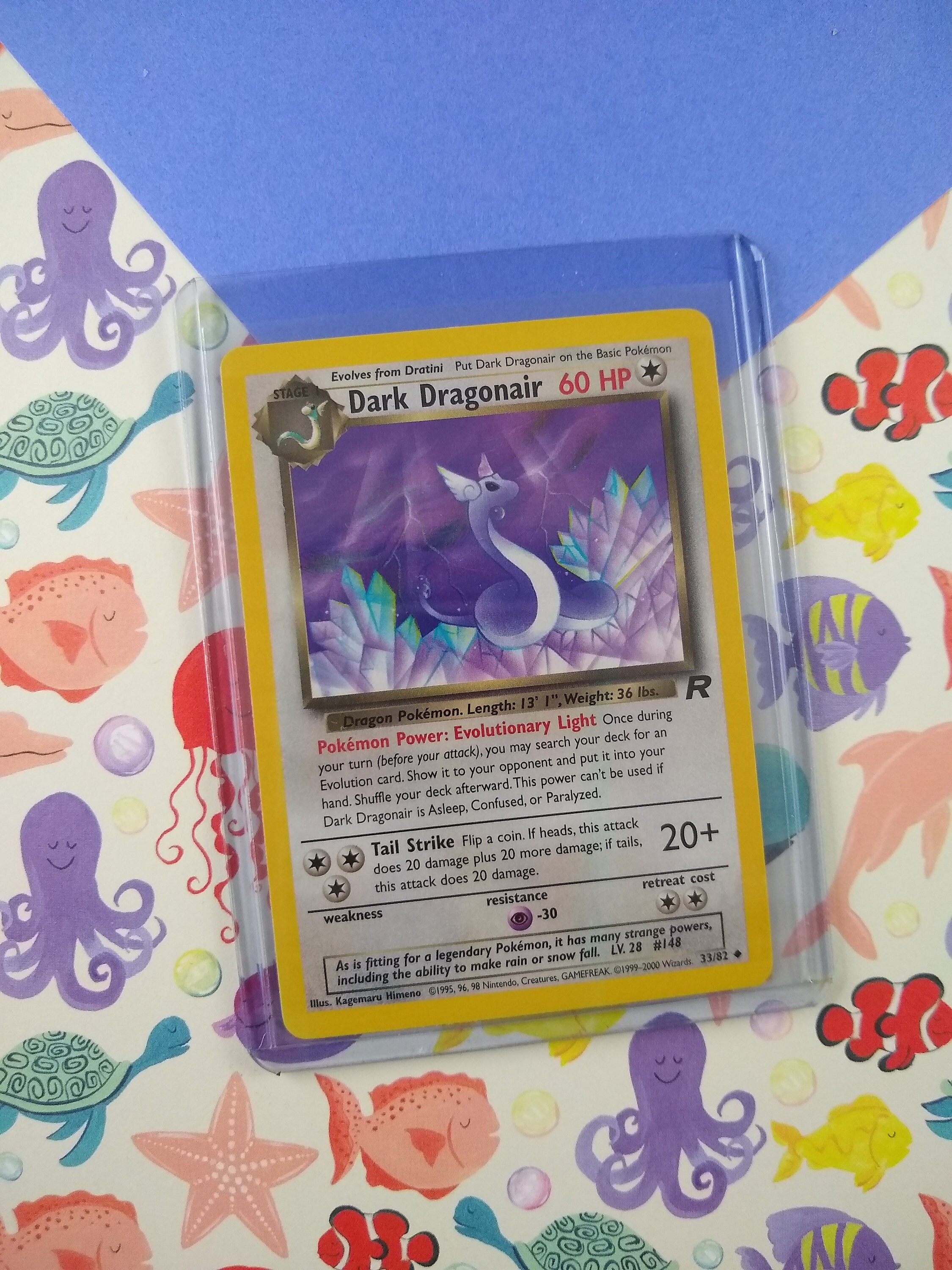 Vintage Uncommon Dark Dragonair Team Rocket Series Pokemon - Etsy Sweden