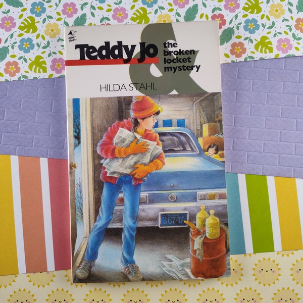 CLEARANCE Vintage 1987 Teddy Jo & The Broken Locket Mystery by Hilda Stahl, Paperback Softcover