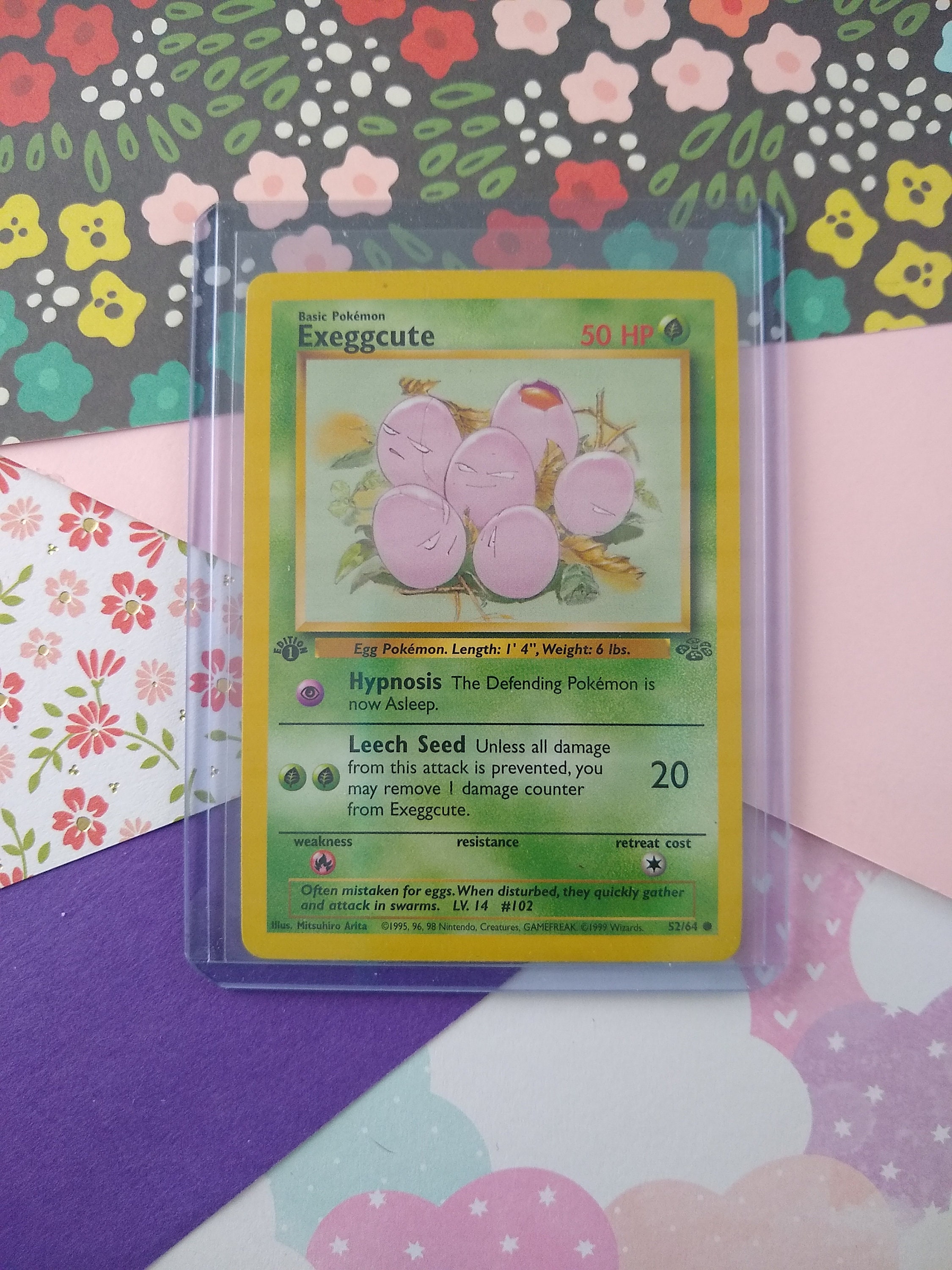 CLEARANCE Vintage Common - 1st Edition Exeggcute Jungle Non-holo Pokemon  Card 52/64 - NM - Etsy India