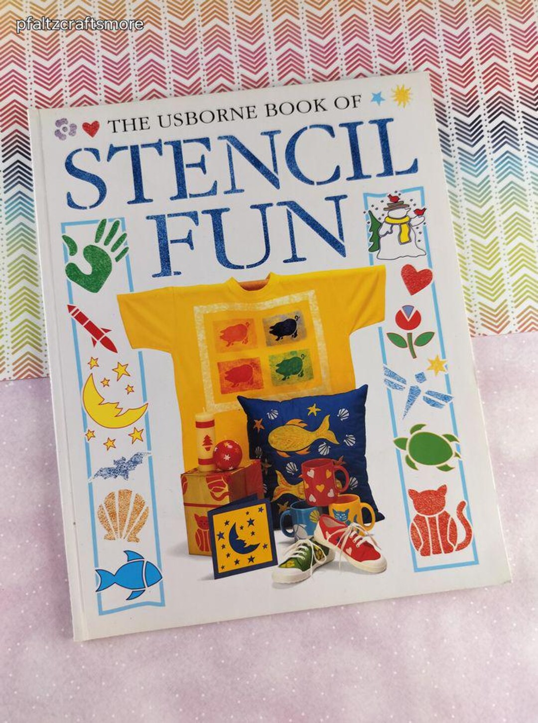 Vintage 1990's the Usborne Book of Stencil Fun Softcover - Etsy