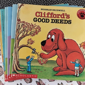 Vintage Norman Bridwell Clifford the Big Red Dog Scholastic Softcovers Set/6