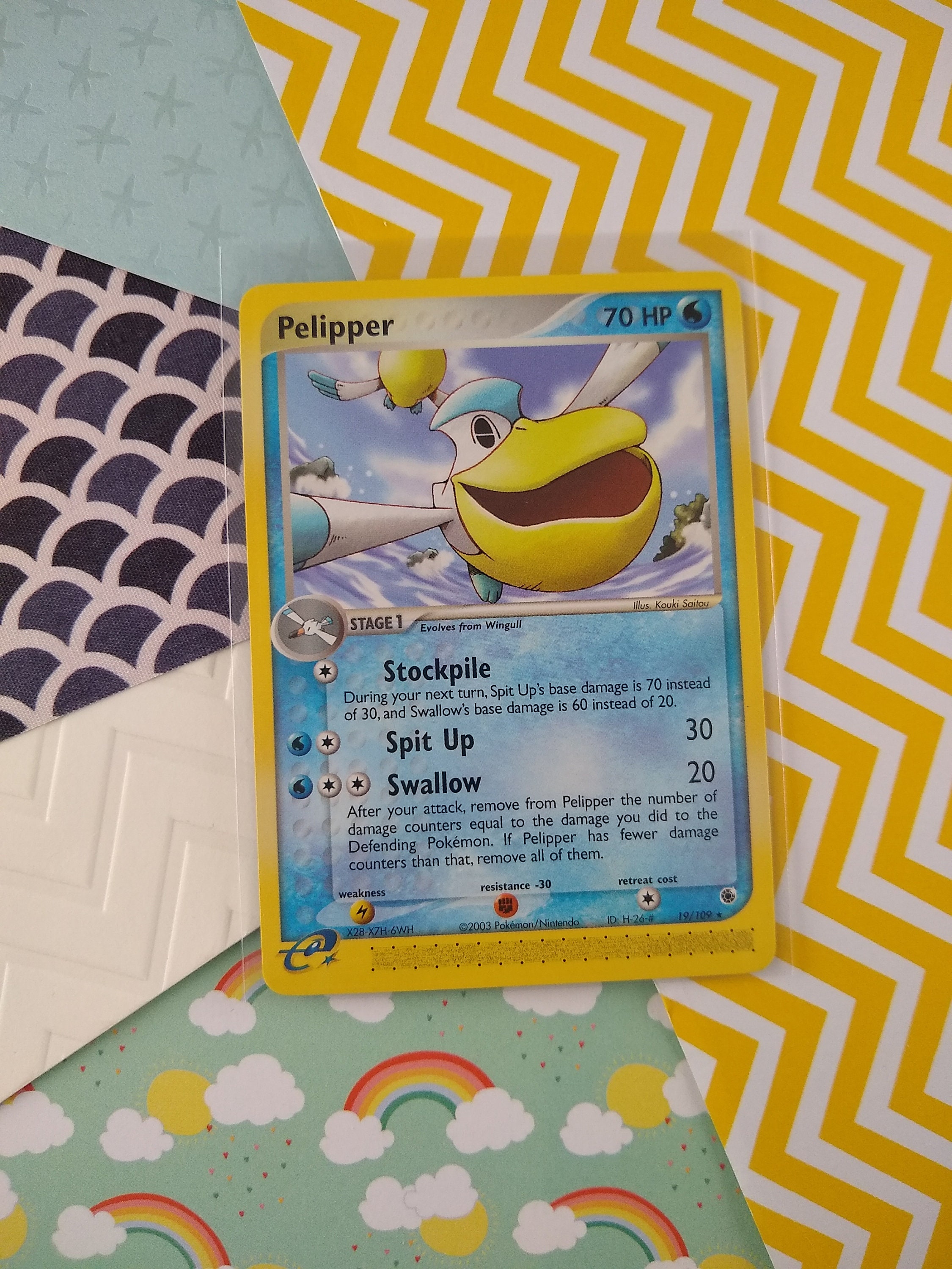 pelipper pokemon card Pelipper 21/107 ex Deoxys main image 0