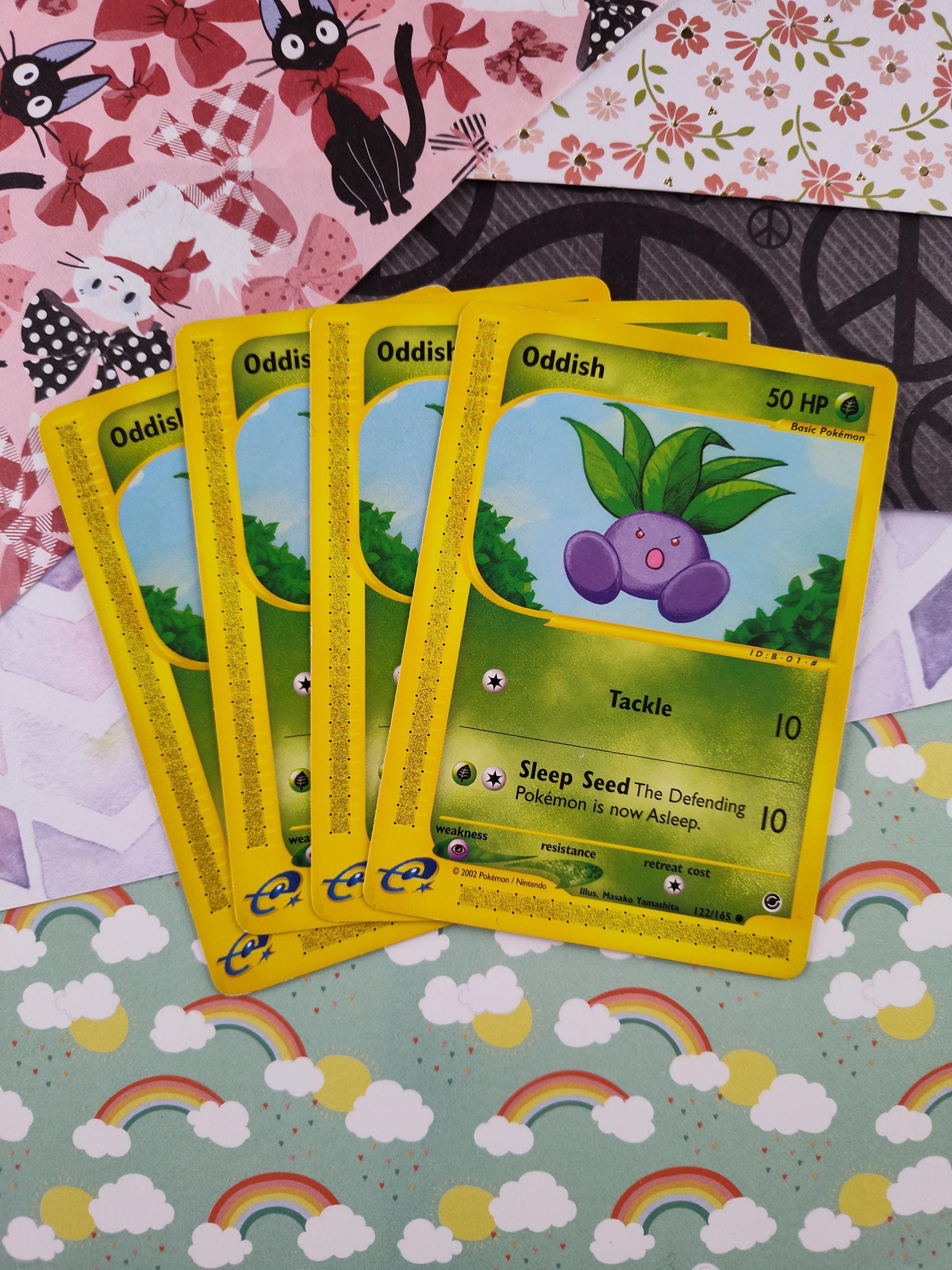 CLEARANCE Vintage Common - Set/4 Oddish Expedition Non-holo