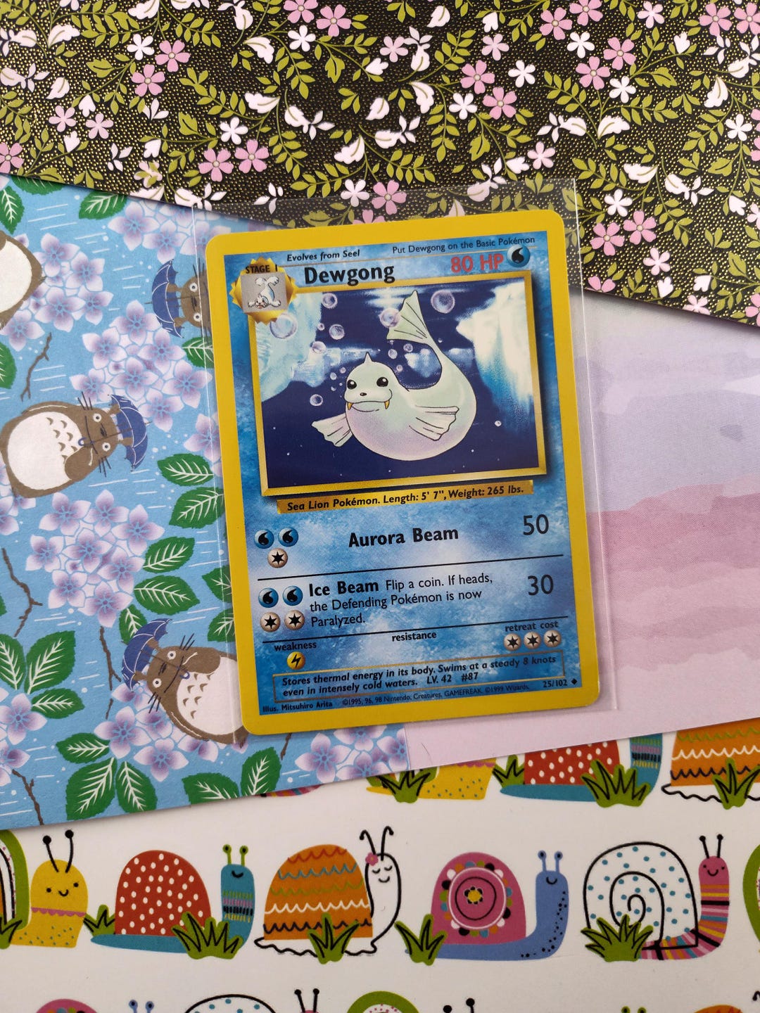 Dewgong Base Set 25/102 Pokmon Card Unlimited Edition, Near Mint Condition Dewgong Base Set 25/102 Pokmon Card Unlimited Edition, Near Mint Condition