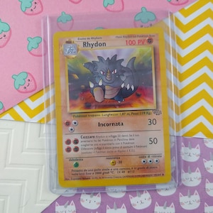 first edition rhydon pokemon card Switch the Pokemon even if Rhydon is knocked out.) Vintage Rhydon Card - Etsy