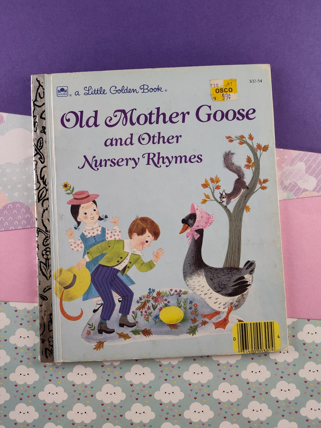 Vintage 1988 Little Golden Book: Old Mother Goose and Other Nursery
