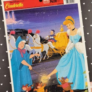 Vintage Cinderella Puzzle - Etsy