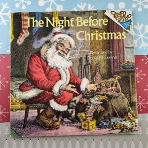 CLEARANCE Vintage 1975 The Night Before Christmas "Please Read to Me" Book Softcover Clean, Nice