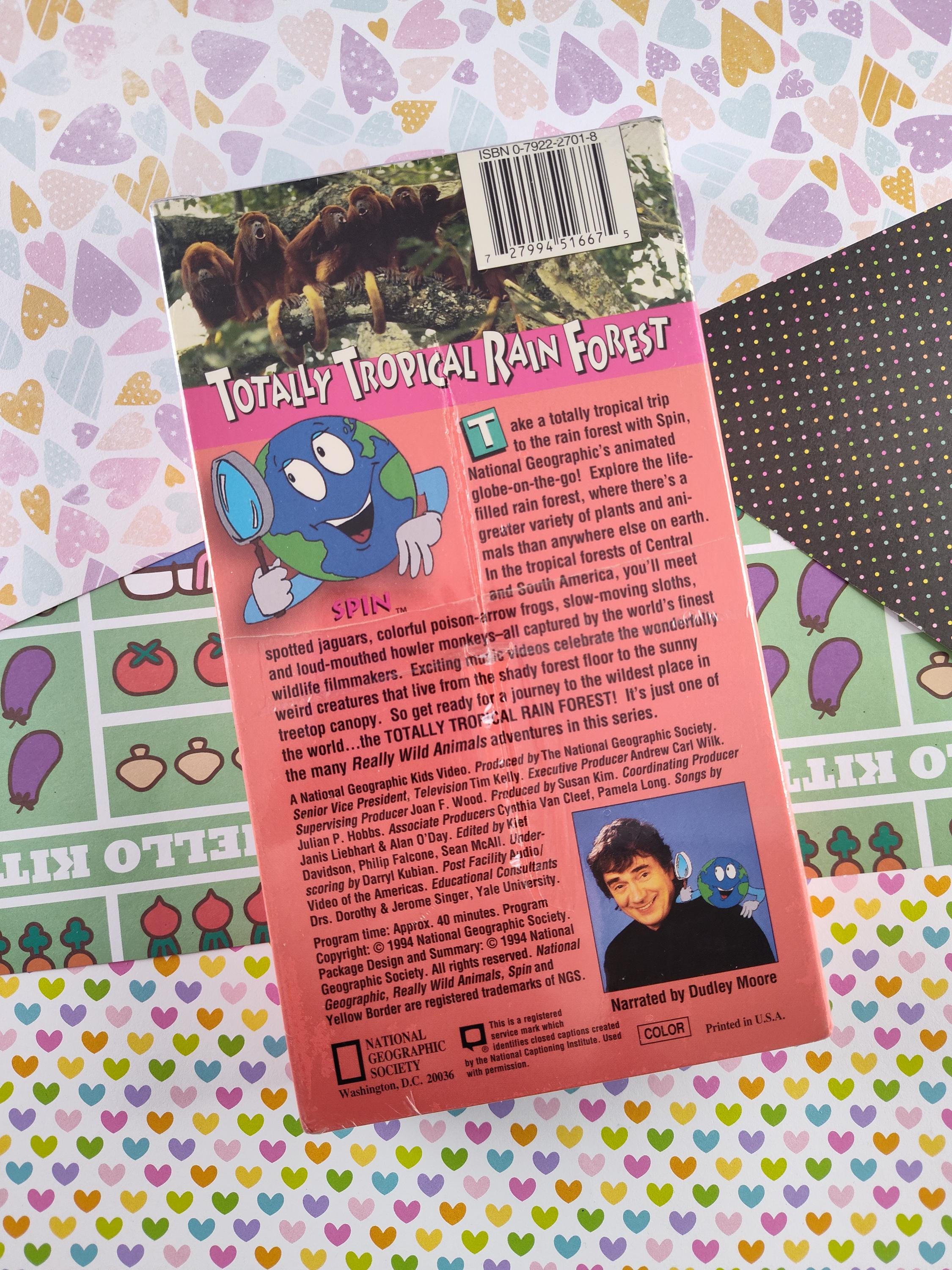 Vintage 1994 National Geographic Kids Video: Really Wild Animals