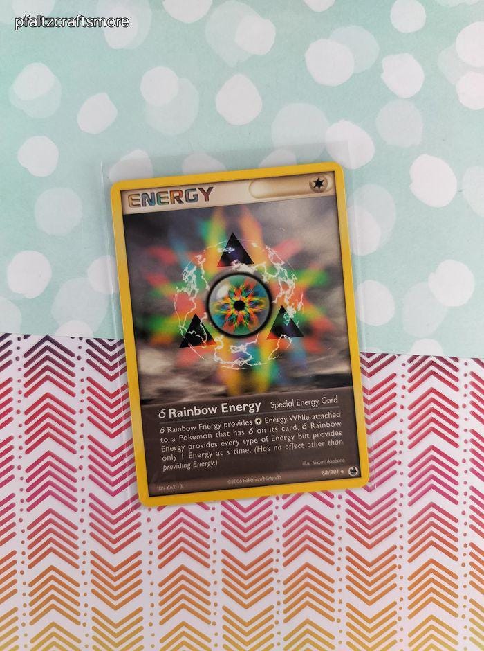 rainbow energy pokemon card Pokemon Water Energy Reverse Holo 93/108 XY Evolutions 2016 TCG –  CardboardandCoins.com
