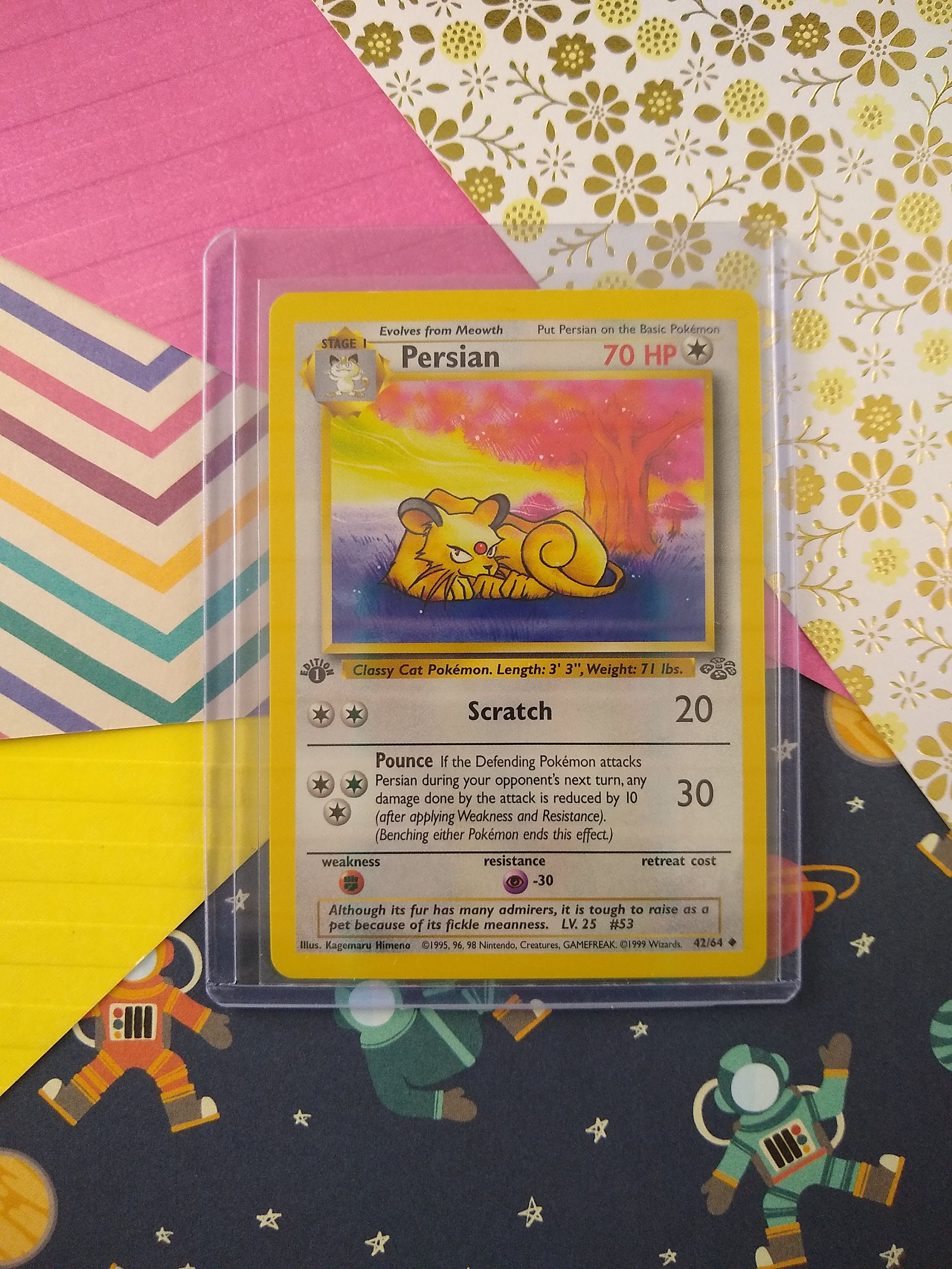CLEARANCE Vintage Uncommon - 1st Edition Persian Jungle Non-holo Pokemon  Card 42/64 - NM - Etsy India