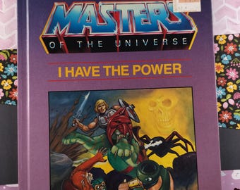 Vintage 1985 Golden Books Masters of the Universe MOTU I Have the Power Hardcover