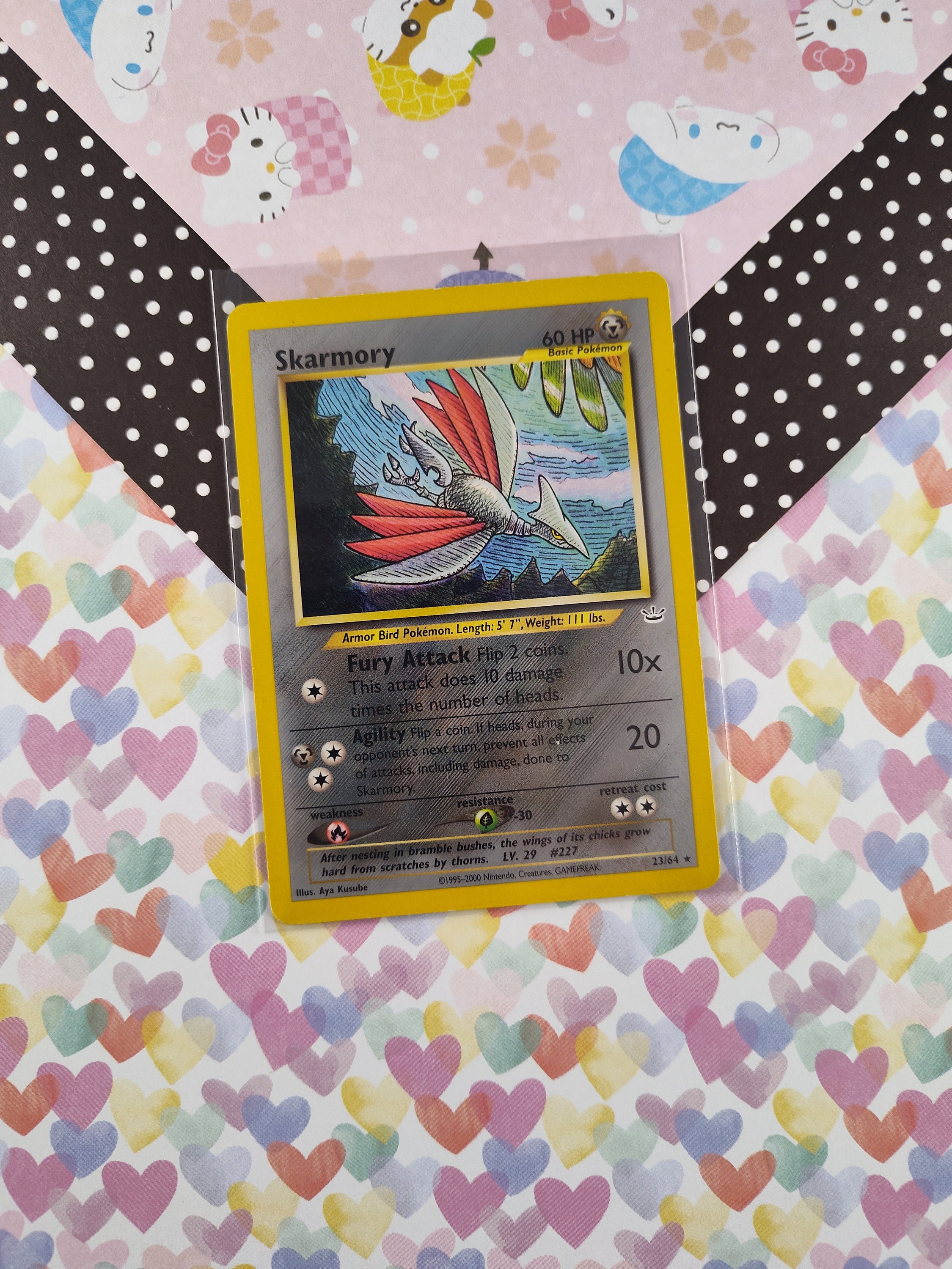 CLEARANCE Vintage Rare - Skarmory Neo Revelation Non-holo Pokemon