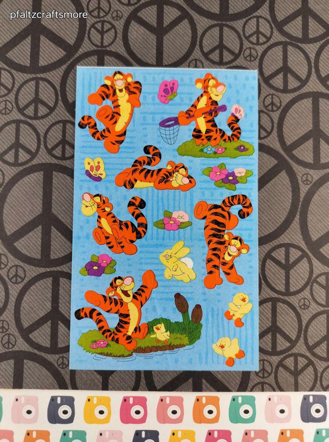 Tigger Springtime Vintage Sandylion Stickers Winnie the Pooh & Friends Colorful ...
