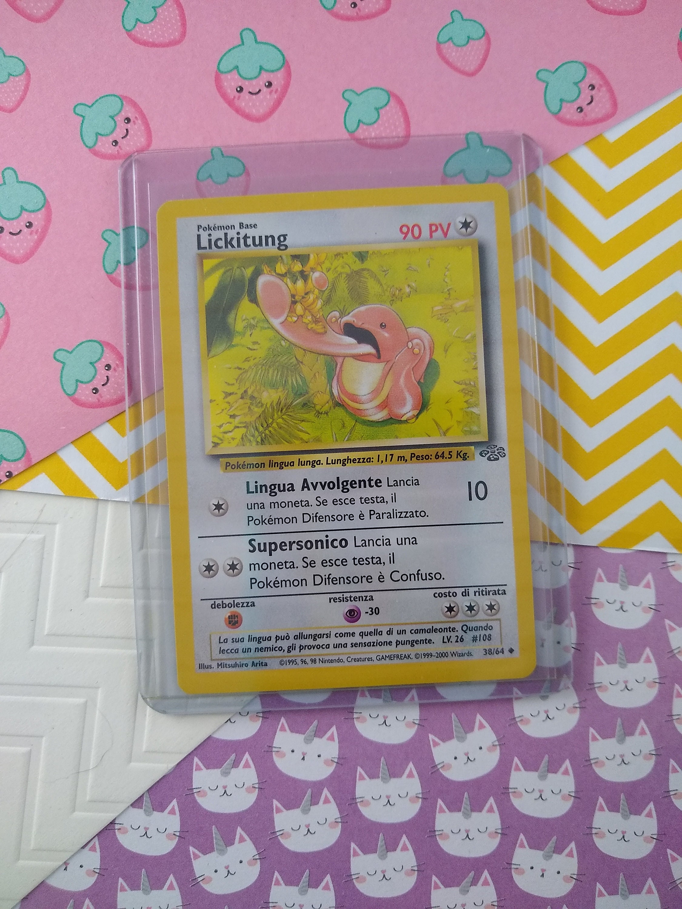 Vintage Uncommon (italian) - Lickitung Jungle Non-holo Pokemon
