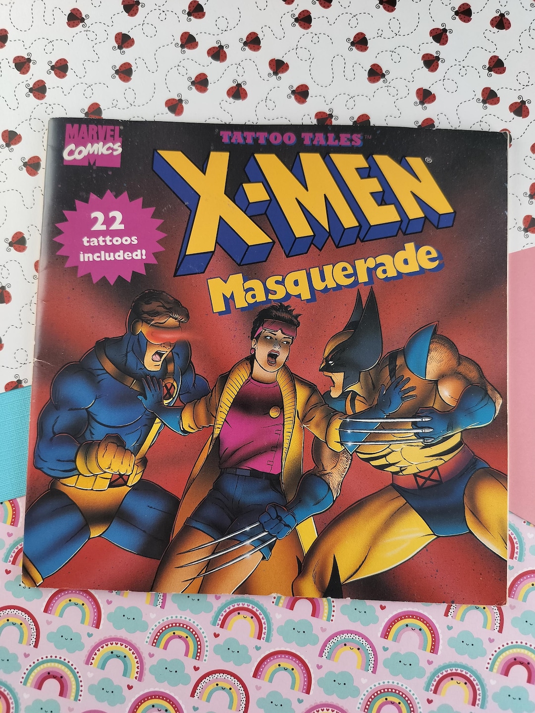Vintage 1994 1st Printing Marvel Comics X-men Masquerade Tattoo