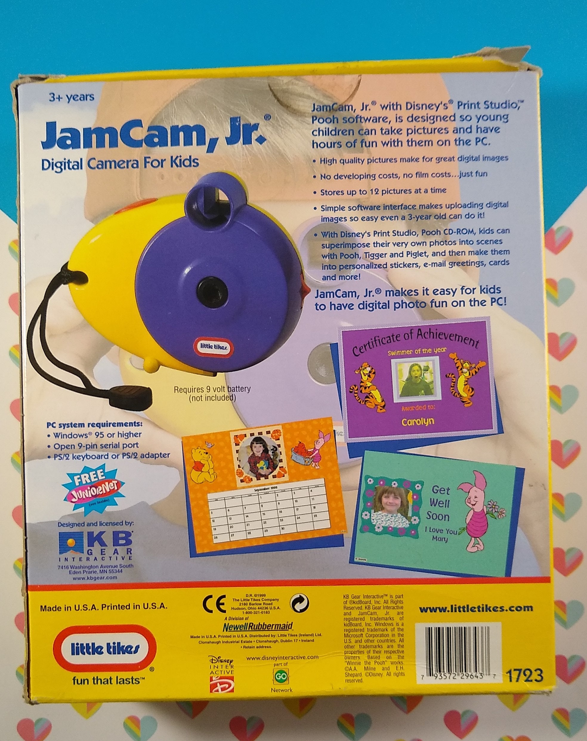 CLEARANCE Vintage 1999 Little Tikes Jamcam, Jr. Digital Camera for Kids NEW Open  Box 