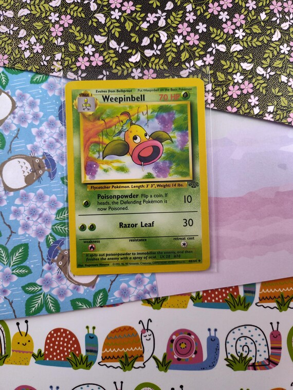 Vintage Uncommon - Weepinbell Jungle Non-holo Pokemon Card 48/64 - VG -  Etsy New Zealand
