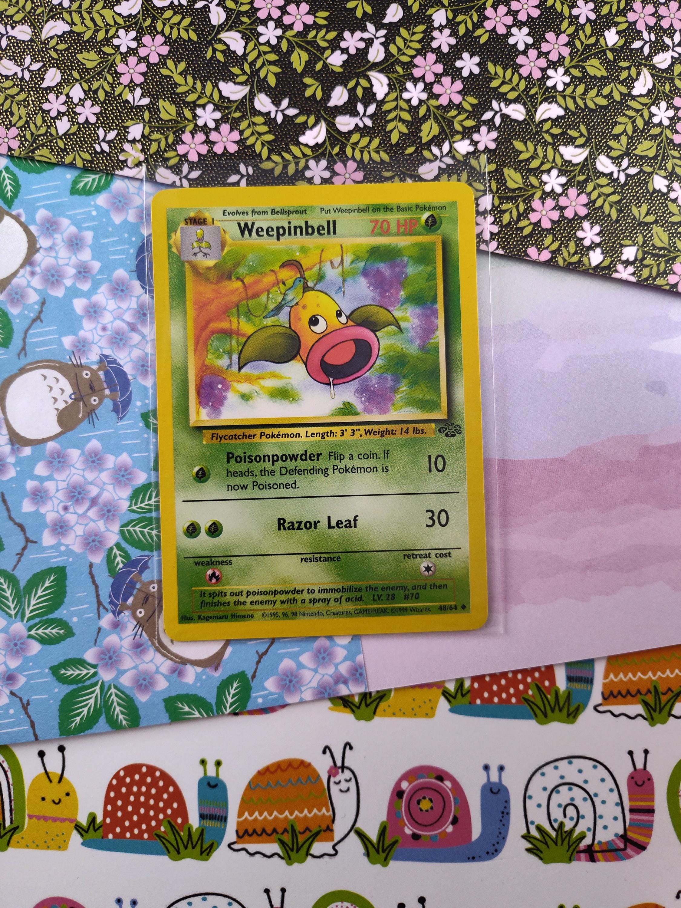 Vintage Uncommon - Weepinbell Jungle Non-holo Pokemon Card 48/64 - VG -  Etsy New Zealand