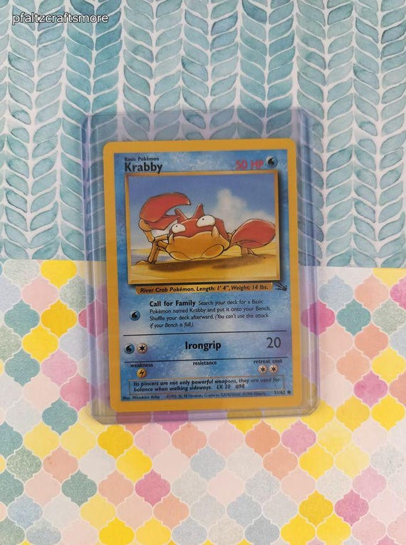 pokemon krabby card Krabby 51/62