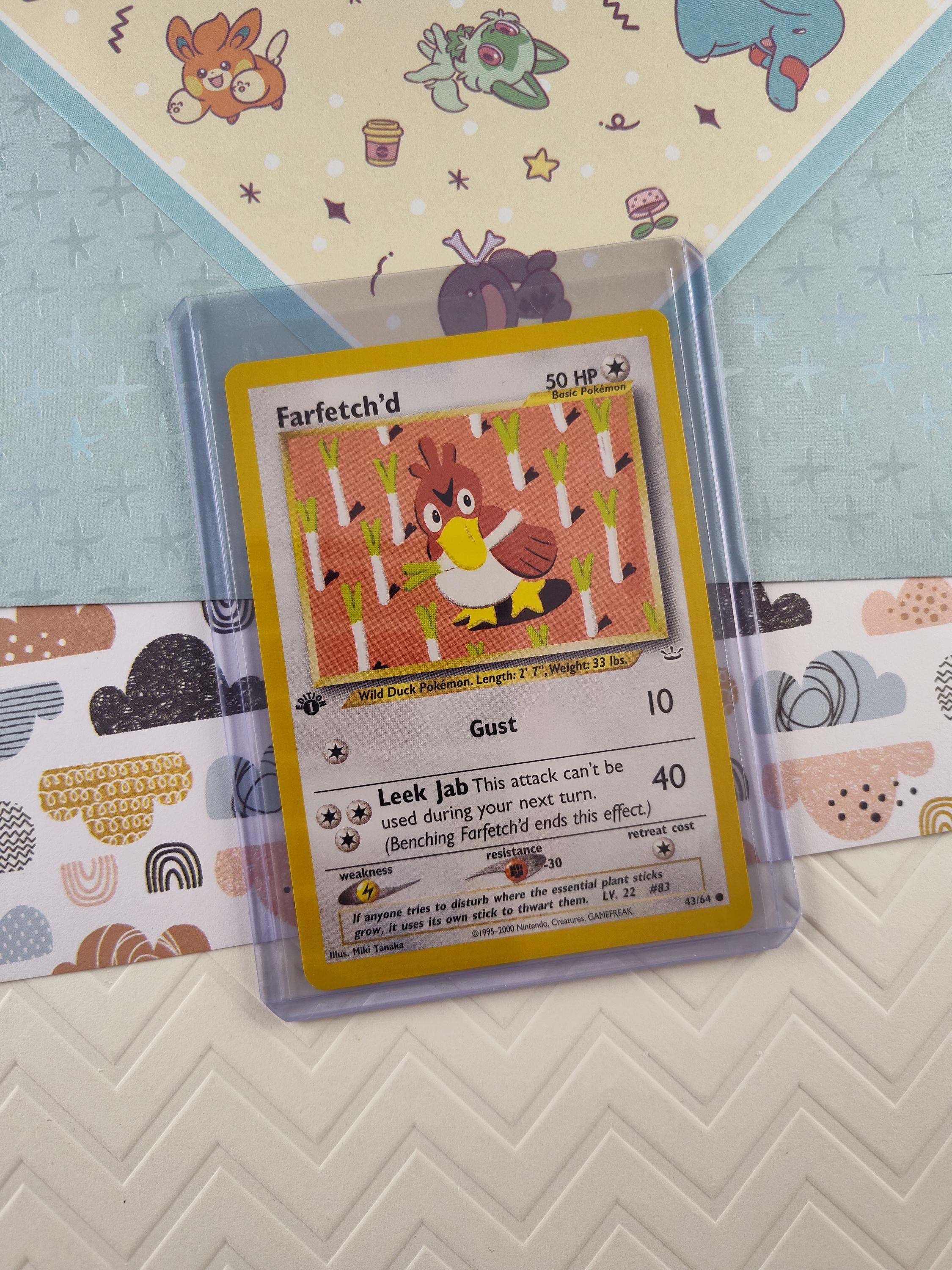 Vintage Common - 1st Edition Farfetch'd Neo Revelation Non-holo