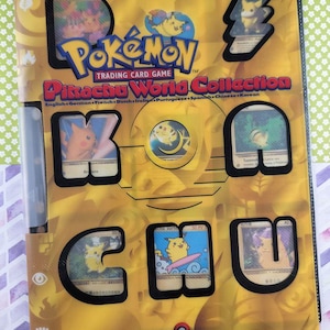 Vintage 2000 Pokemon Pikachu World Collection Original Folder 9 Card Promo  Set - Etsy