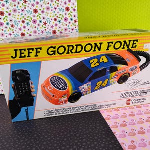 CLEARANCE Vintage 1990&#39;s Jef Gordon Fone Corded Telephone in Box, Complete
