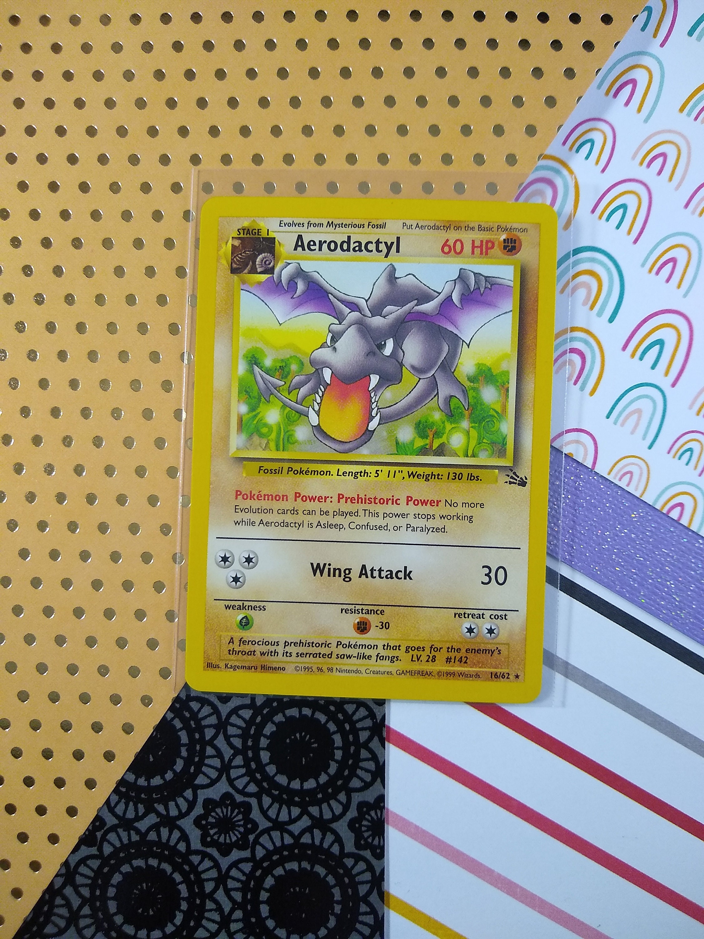 16/62 Aerodactyl Rare “Fossil” Nr. Mint – Mint – PokemonCardShop